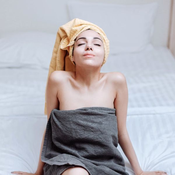 Person feeling refreshed and serene after a mindful movement session.